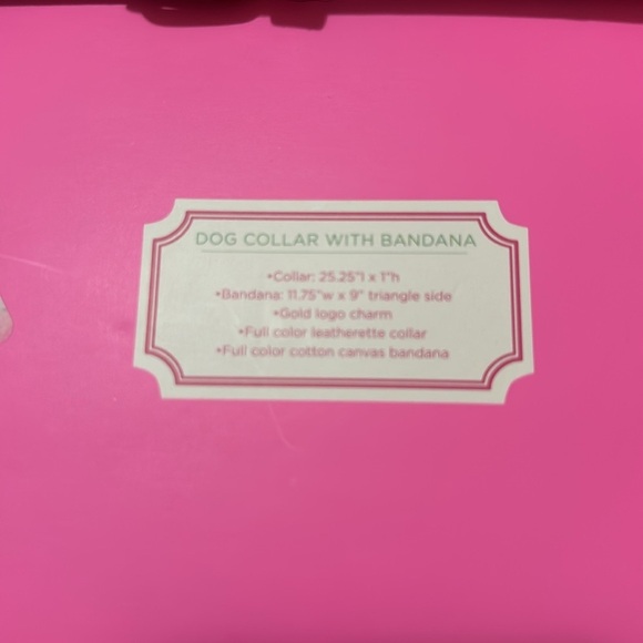 Lilly Pulitzer Floral Dog Collar with Bandana - Picture 3 of 4